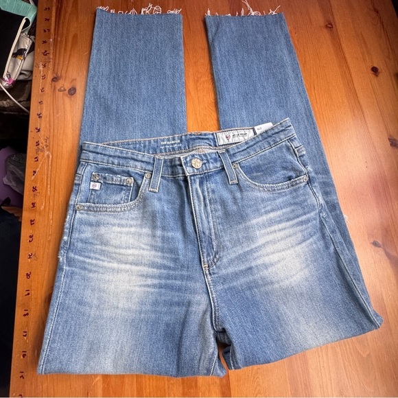 Ag Adriano Goldschmied Denim - AG Adriano Goldschmied the Isabelle high rise straight cropped jeans size 27r